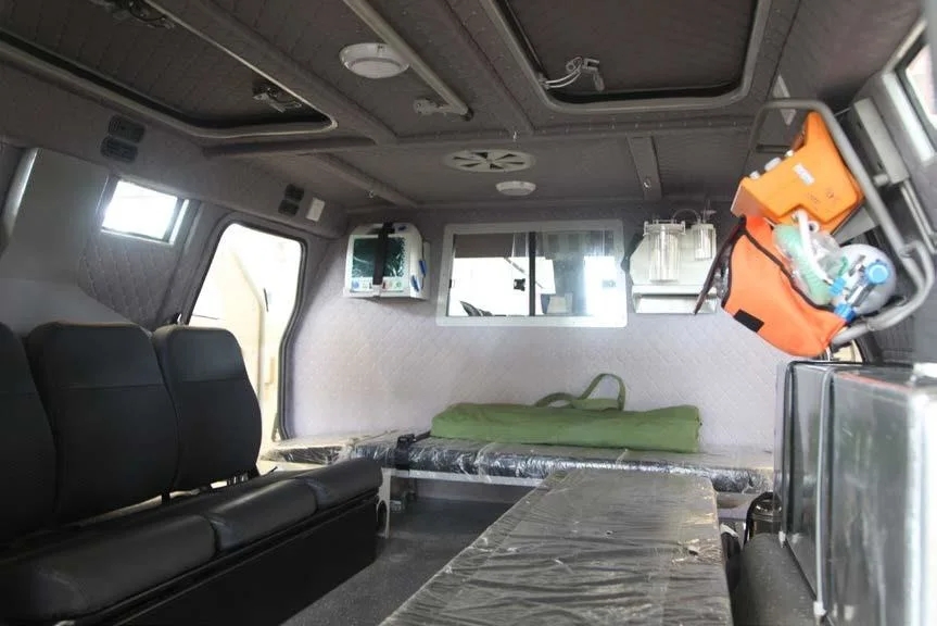 Military armoured ambulance