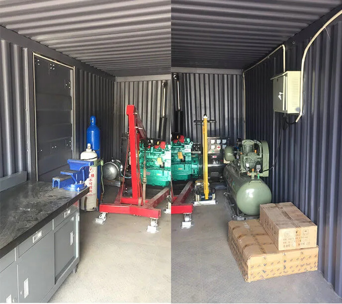 HOWO 4X2 6 Wheel Full Drive Mobile Workshop Truck for Breakdown Truck Maintenance