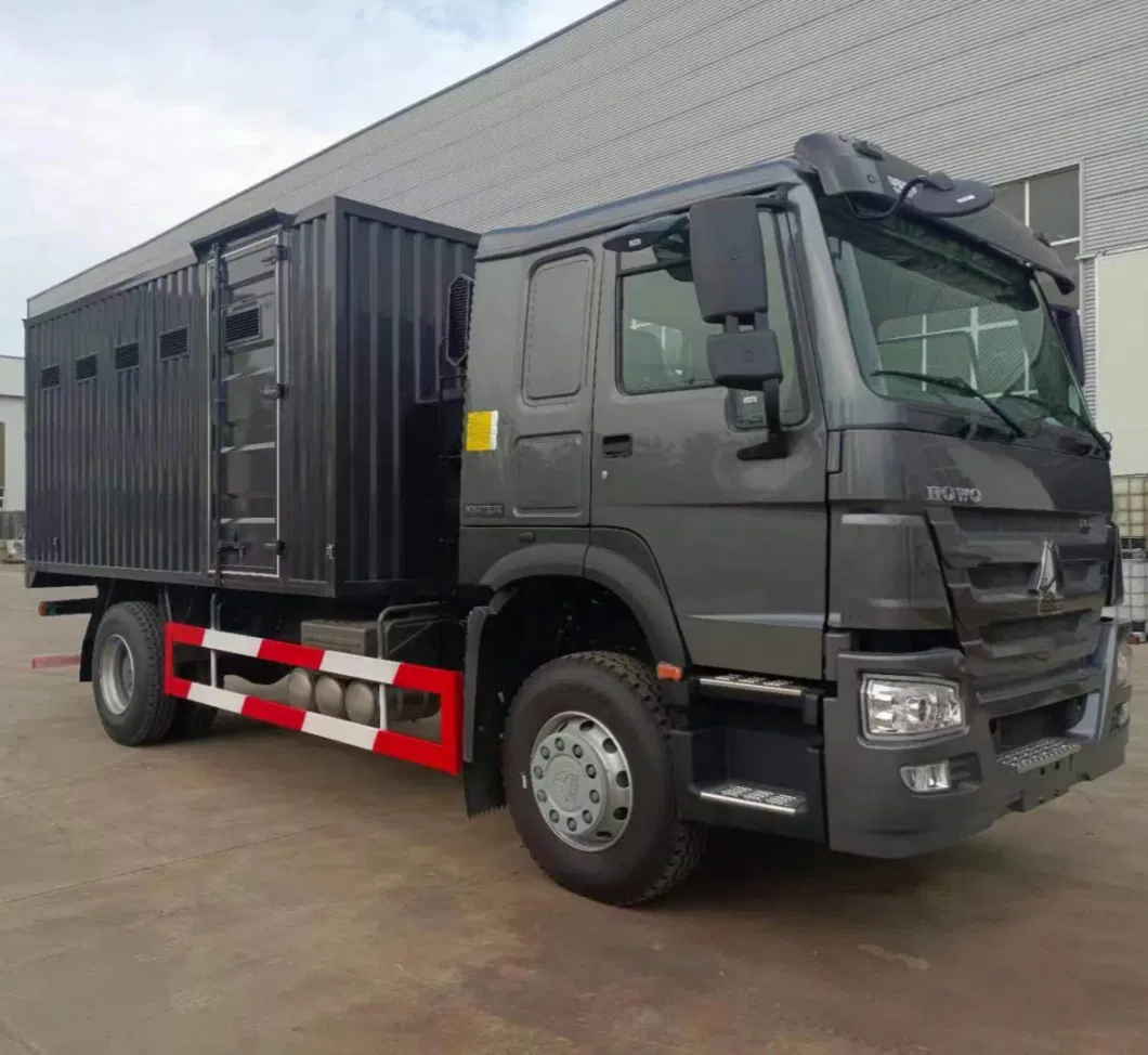 Sinotruk HOWO 4WD 6wheels Mobile Workshop Tools Repair Service Truck