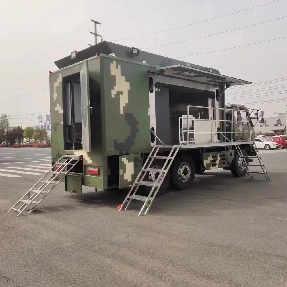 Dongfeng 6X6 off Road Mobile Fast Food Truck for Mlitary Troops Field Cooking