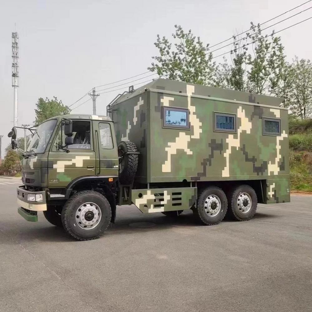 Dongfeng 6X6 off Road Mobile Fast Food Truck for Mlitary Troops Field Cooking