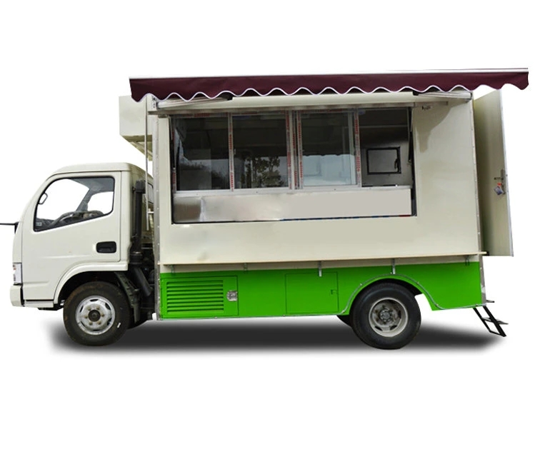 Dongfeng 4X2 Wingspan Food Truck Drive Fast Food Trucks