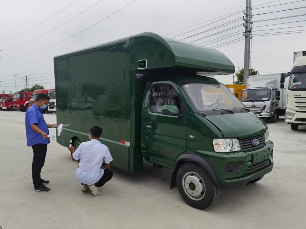 Rhd Mobile Foton Mini Gasoline Food Wagon 4X2