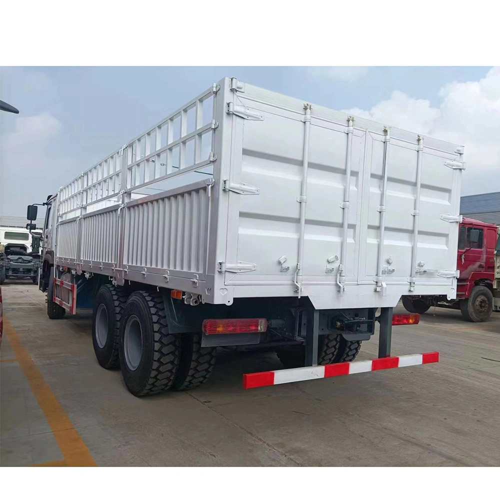 HOWO 8X4 12 Wheels Fence Truck Full Side Wall Cargo Truck Transport Animal