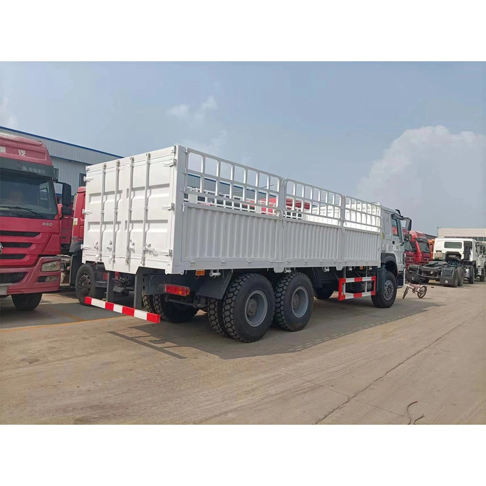 HOWO 8X4 12 Wheels Fence Truck Full Side Wall Cargo Truck Transport Animal