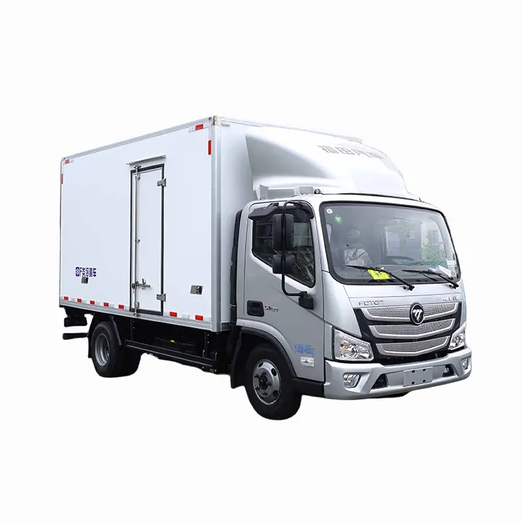 Foton Refrigerated Freezer Truck Ton Mini Refrigerator Van for Meat Transportation (1)