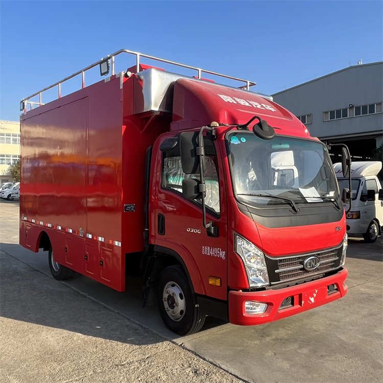 4X2 Fast Food Truck Mobile Kitchen Fast Food Cooking Truck