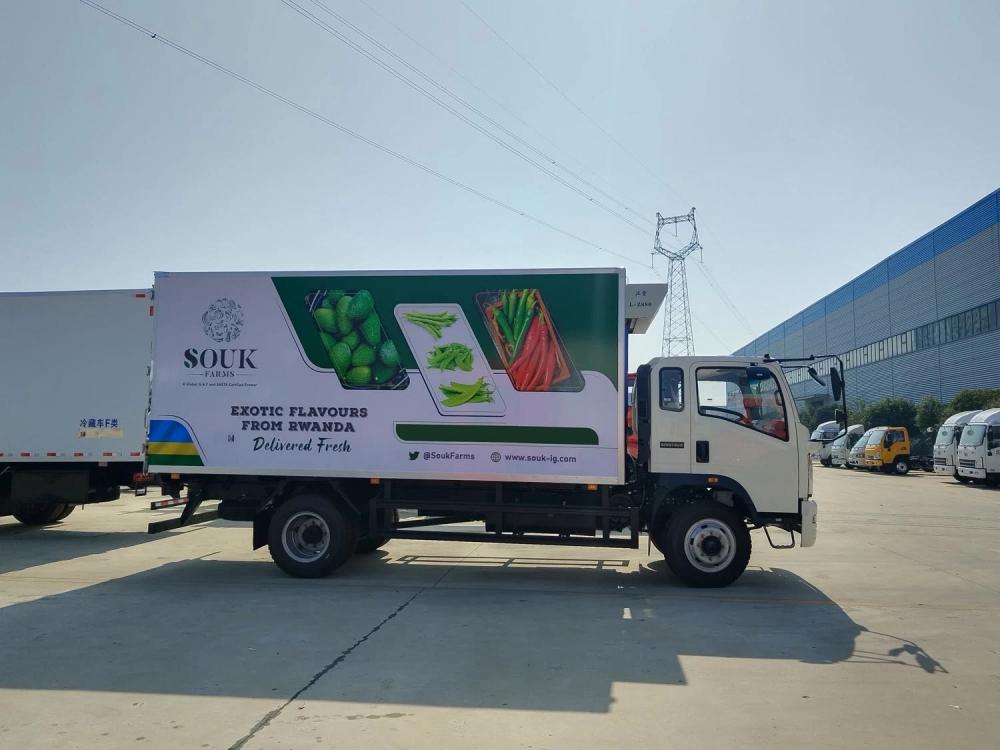 HOWO 4X2 8tons Refrigeration Reefer Van Truck