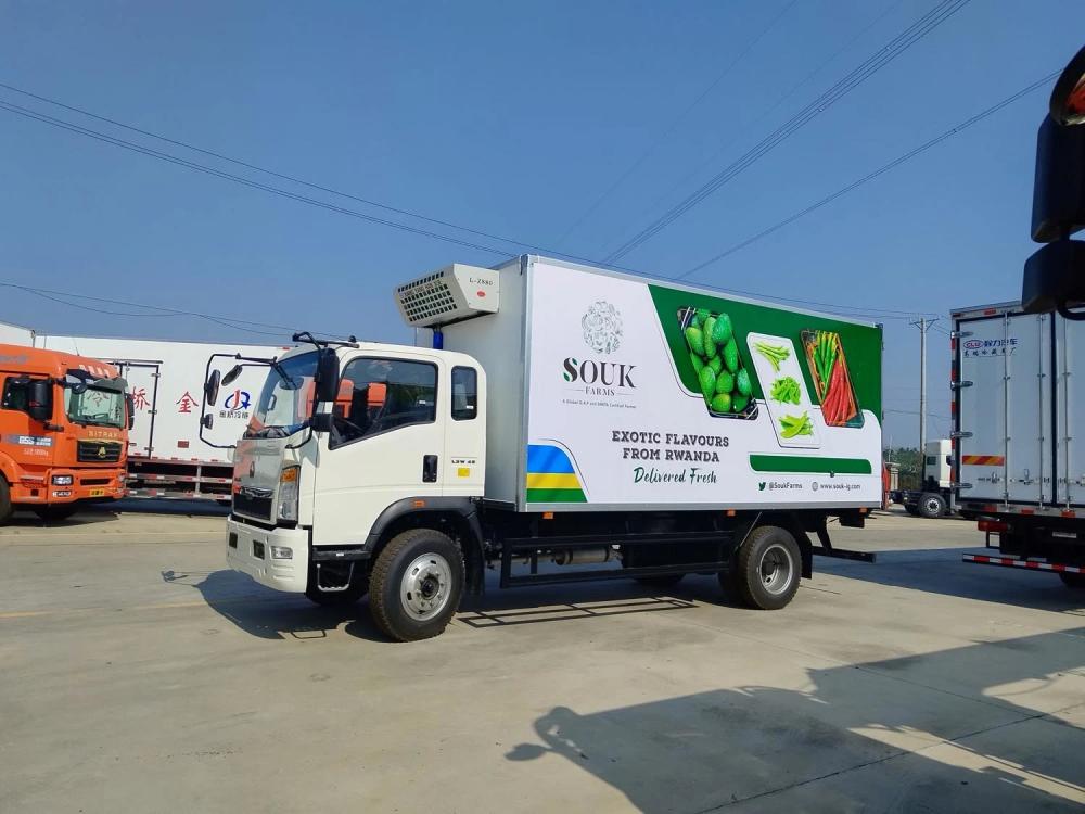 HOWO 4X2 8tons Refrigeration Reefer Van Truck