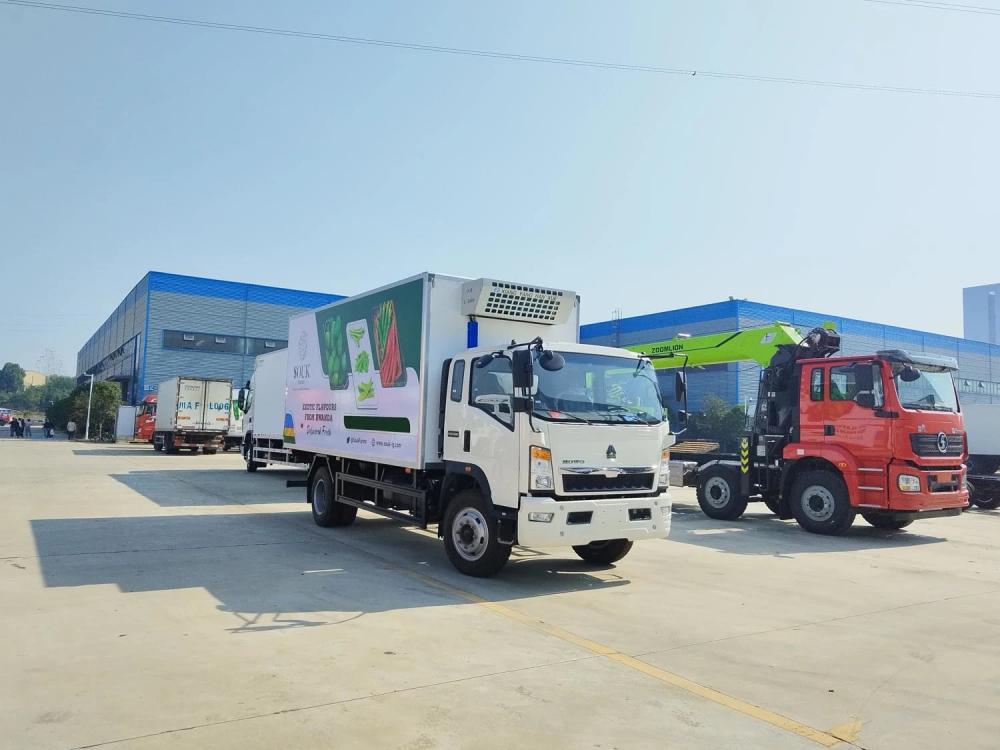 HOWO 4X2 8tons Refrigeration Reefer Van Truck