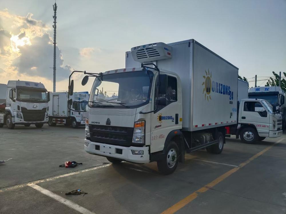 HOWO 4X2 5tons Refrigeration Reefer Van Truck