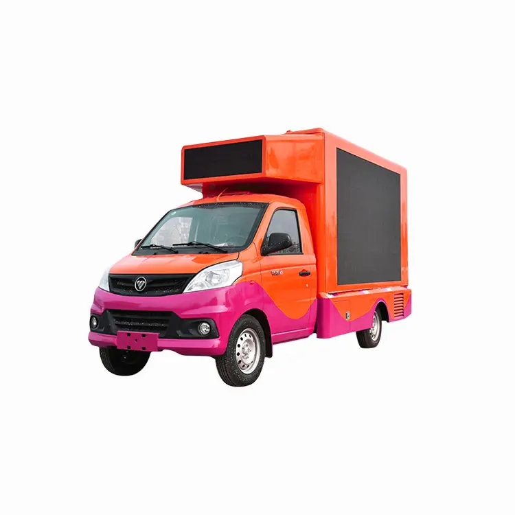 Foton Mini 4X2 LED Screen Display Truck LED Billboard Advertising Truck