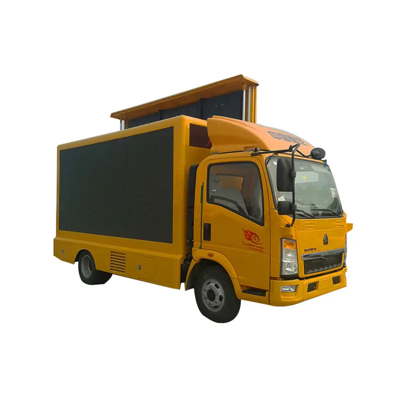 HOWO Light Outdoor Full Color LED Mobile Advertising Advertise Billboard Screen Truck