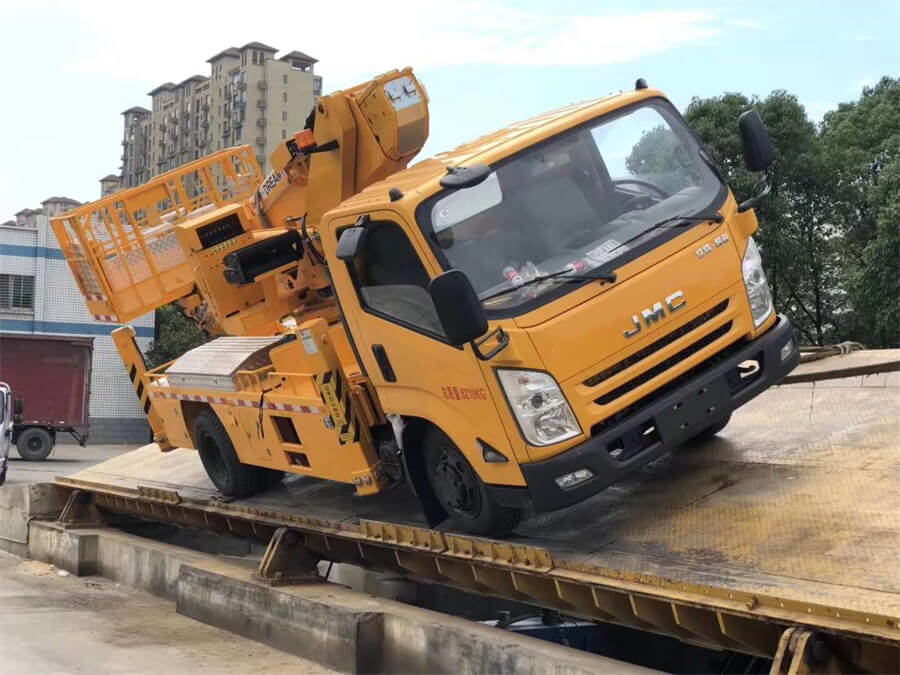 Jmc 16meters Telescopic Aerial Work Platform Truck