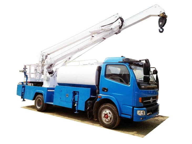 17M Articulated Bucket Truck With Water Jetting Tank