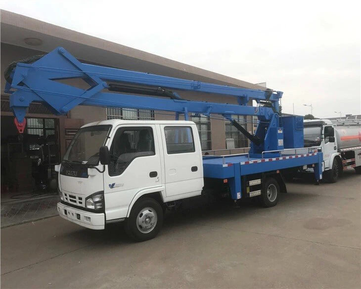 Isuzu Double Row Folded Arm Aerial Platform Truck