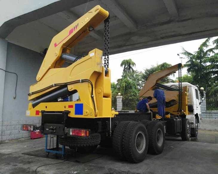 Shacman 8X4 12 Wheels 30tons 35tons 40tons side lifter crane truck