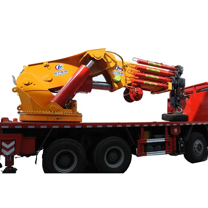 Sinotruk HOWO 8X4 12Wheels Truck 100Tons Truck Mounted Knuckle Crane