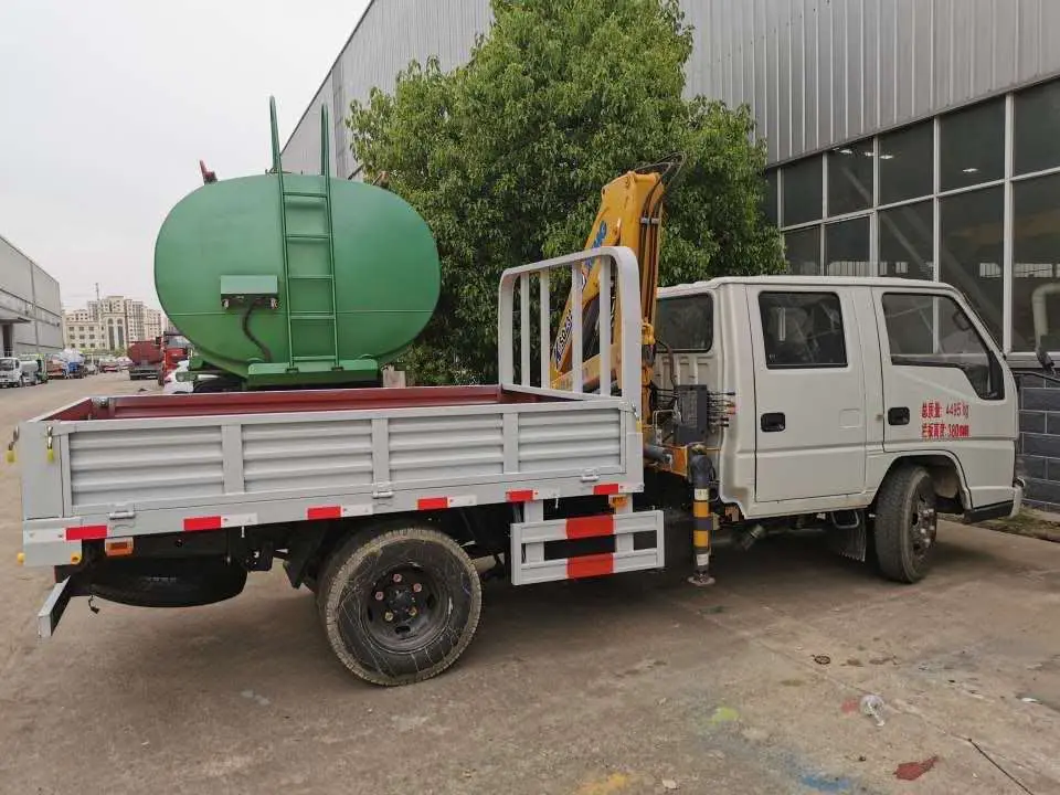 JMC Right Hand 4X2 3tons Crane Truck Knuckle Crane