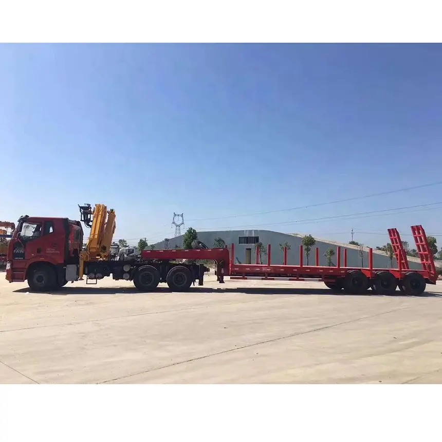 18tons 25tons Tractor Head 6X4 10Wheels FAW Tractor Truck with Knuckle Crane