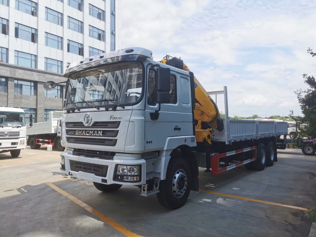 Shacman Knuckle Boom Truck 6X4 10Wheels with 16tons Knuckle Crane