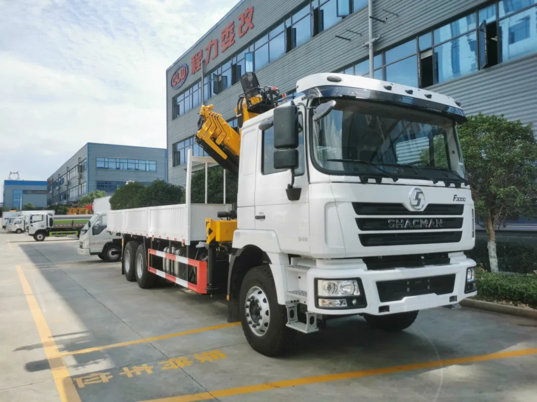 Shacman Knuckle Boom Truck 6X4 10Wheels with 16tons Knuckle Crane