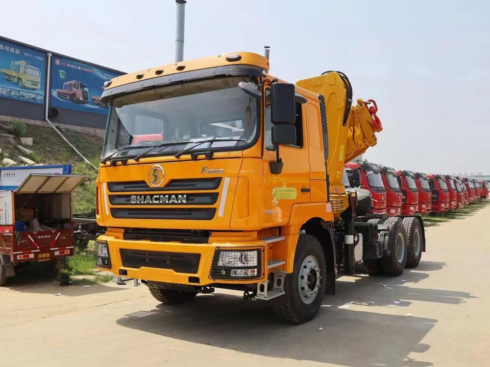 Shacman Knuckle Boom Truck 6X4 10Wheels with 16tons Knuckle Crane