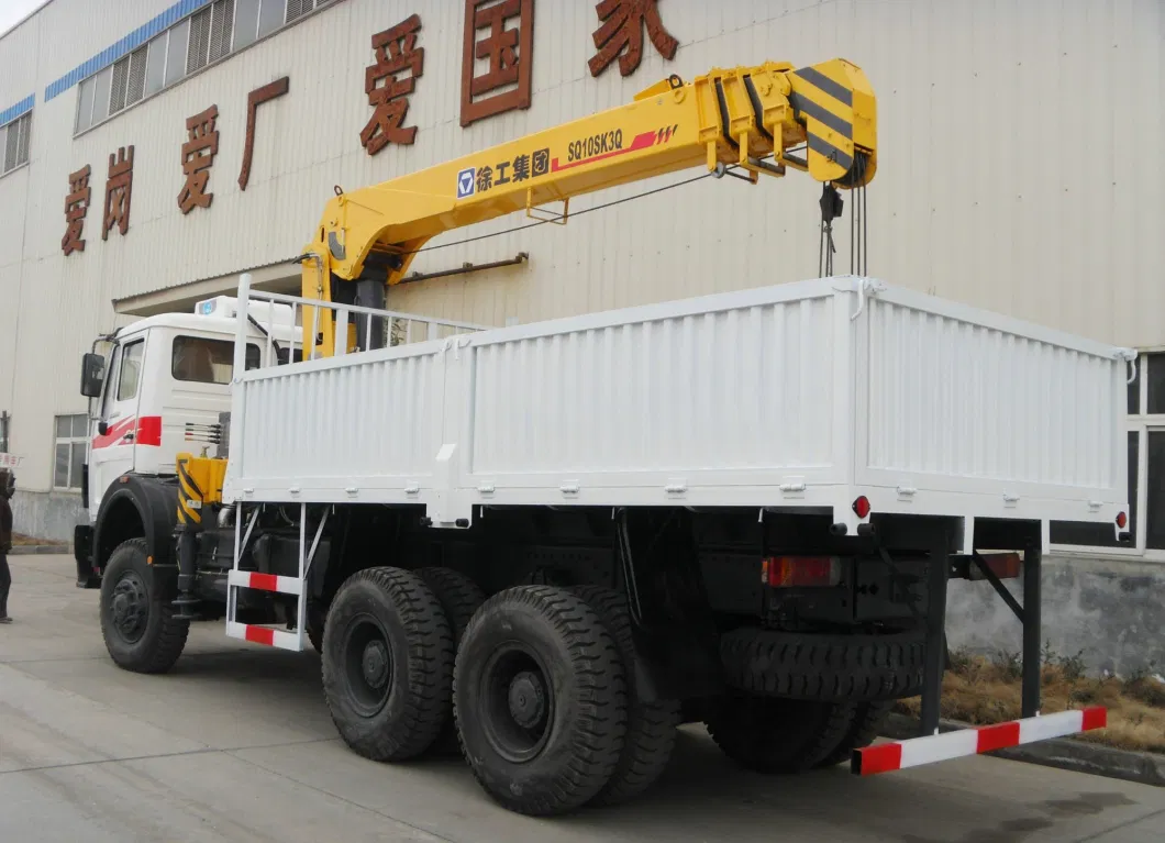 Beiben off Road Crane Truck 6X6 14ton Mobile Truck Mounted Crane