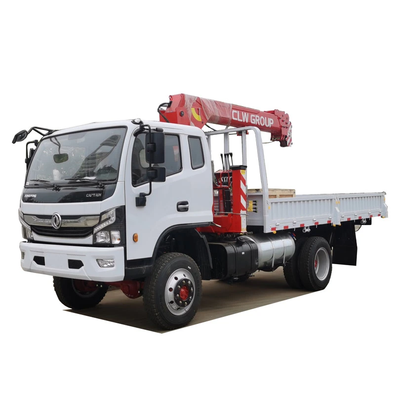Dongfeng Right Hand 4X2 6tons Crane Truck Cargo Truck