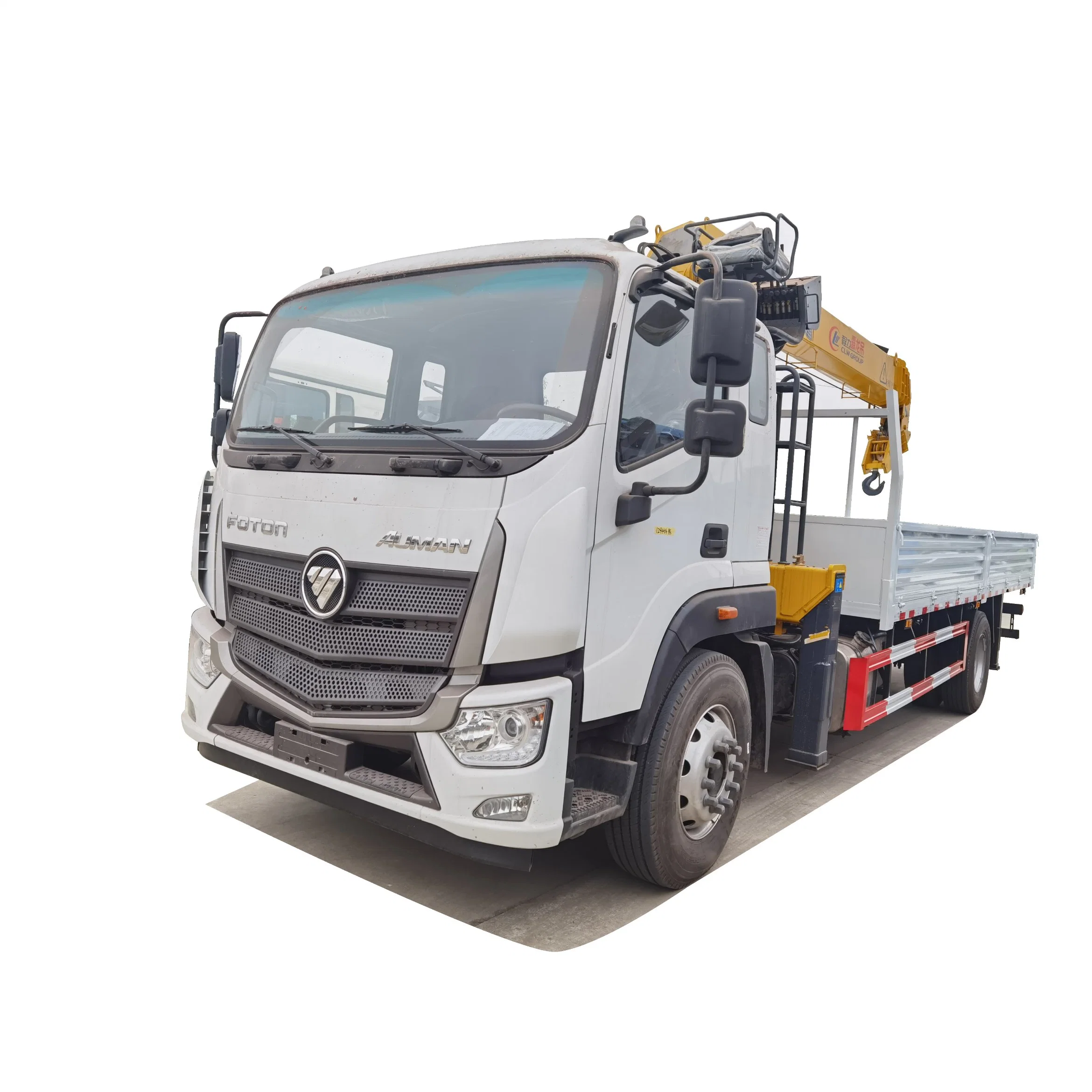 Foton 4X2 15 Meters 6Tons Crane Dump Cargo Truck