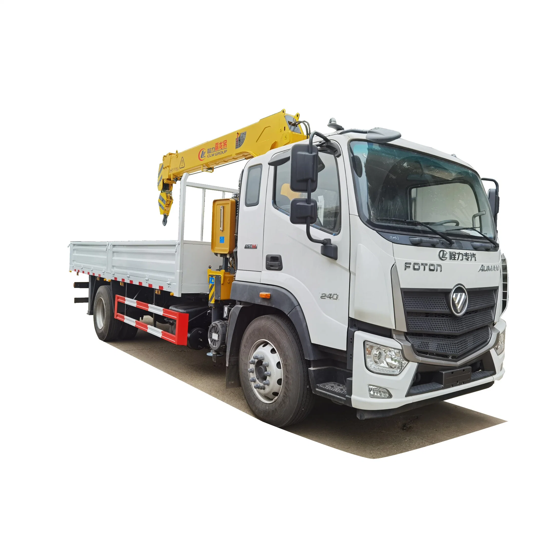 Foton 4X2 15 Meters 6Tons Crane Dump Cargo Truck