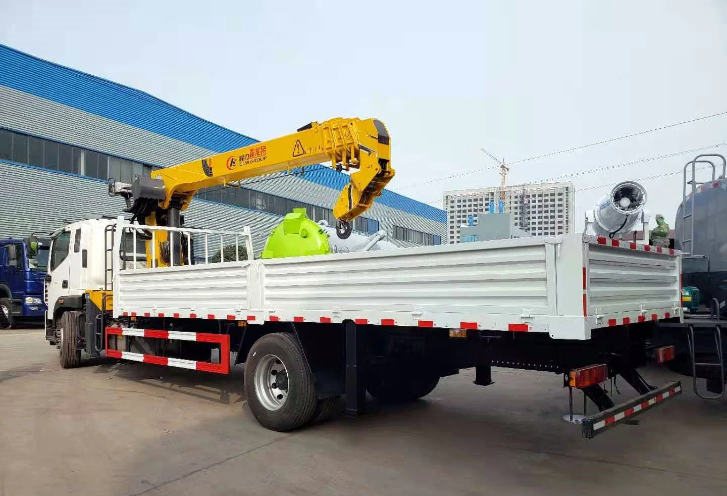 Foton 4X2 15 Meters 6Tons Crane Dump Cargo Truck