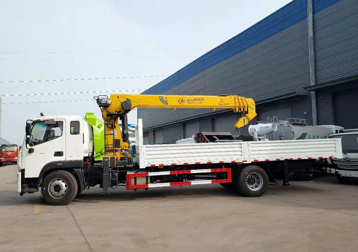 Foton 4X2 15 Meters 6Tons Crane Dump Cargo Truck