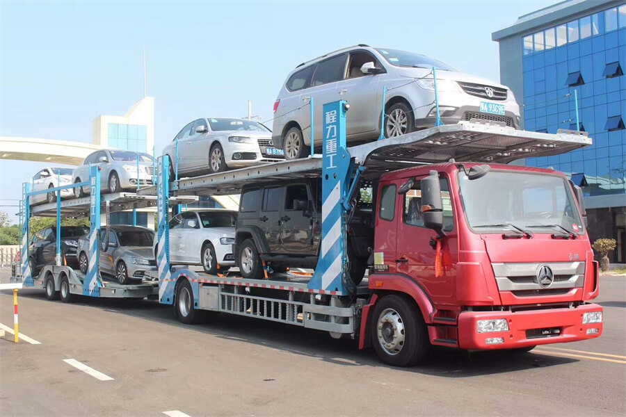 4X2 6 Wheels Iveco Rhd 5units 6units New Car Transport Truck for 4s Shop