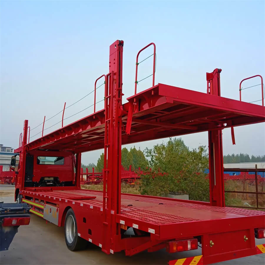 4X2 6 Wheels Iveco Rhd 5units 6units New Car Transport Truck for 4s Shop