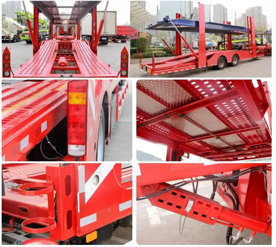 4X2 6 Wheels Iveco Rhd 5units 6units New Car Transport Truck for 4s Shop