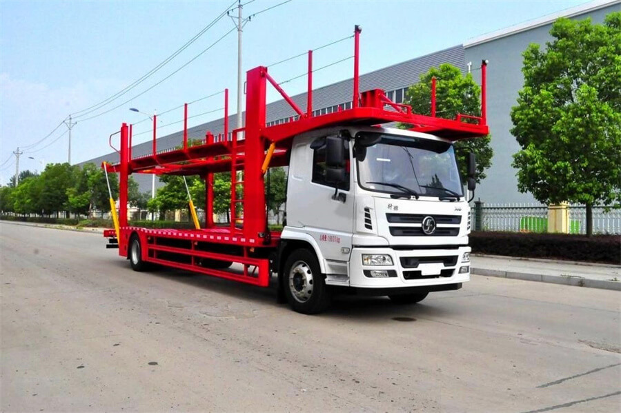 4X2 6 Wheels Shacman Rhd 5units 6units New Car Transport Truck for 4s Shop
