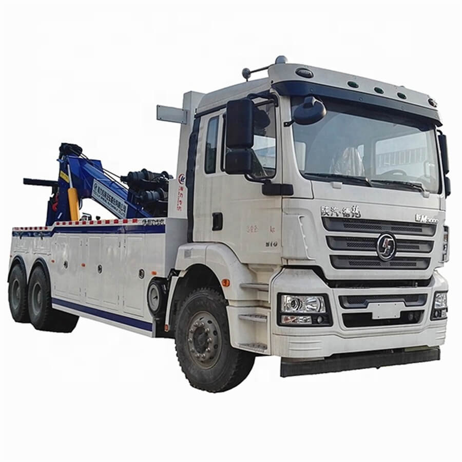 SHACMAN 6x4 25 Tons Intergrated Under Lift Wheel Road Wrecker Towing Truck