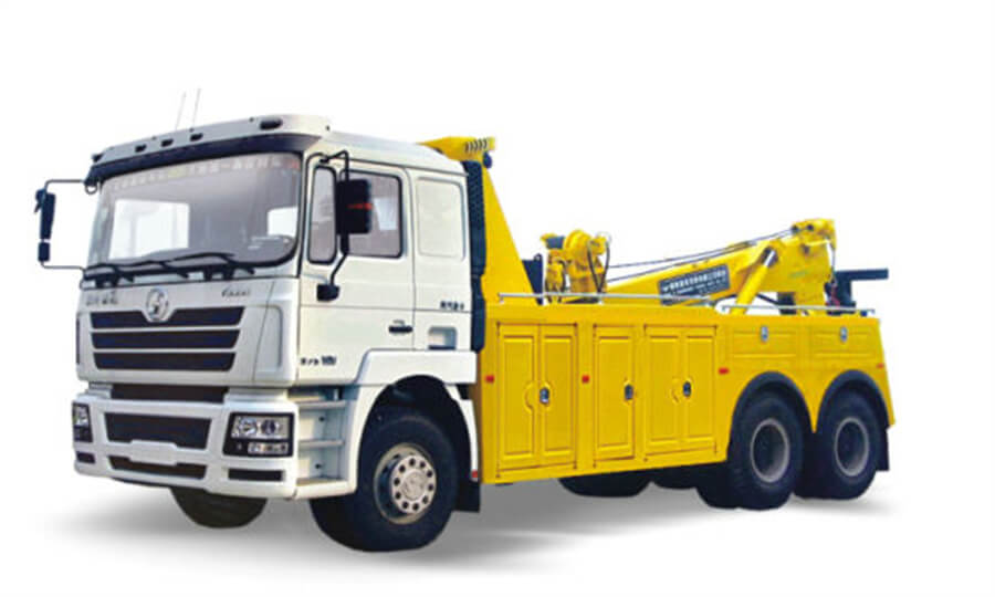 SHACMAN 6x4 25 Tons Intergrated Under Lift Wheel Road Wrecker Towing Truck