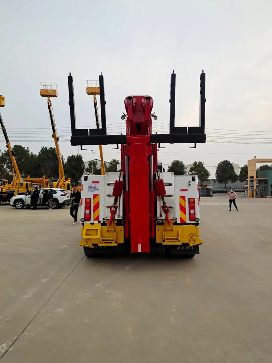 SHACMAN 10x4 5 Axles 360 Degree 60Tons Rotation Tow Wrecker Truck