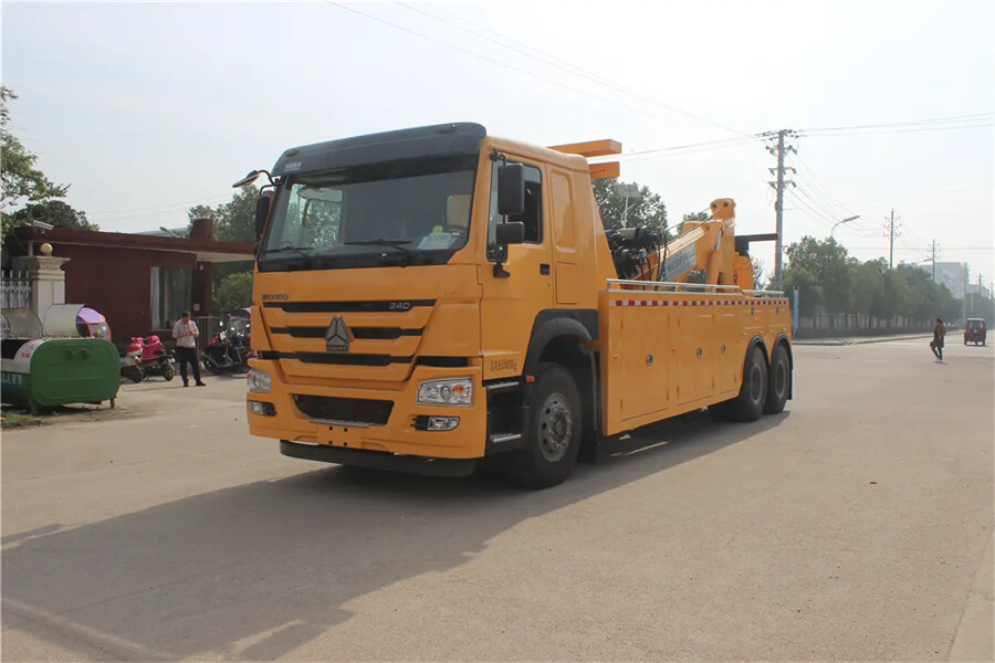 Sinotruk HOWO 6X4 30t 30ton 50t 50tons Towing Wrecker Truck with Telescopic Boom
