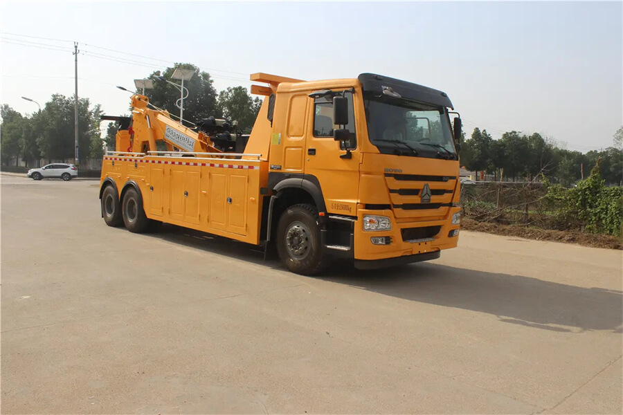 Sinotruk HOWO 6X4 30t 30ton 50t 50tons Towing Wrecker Truck with Telescopic Boom