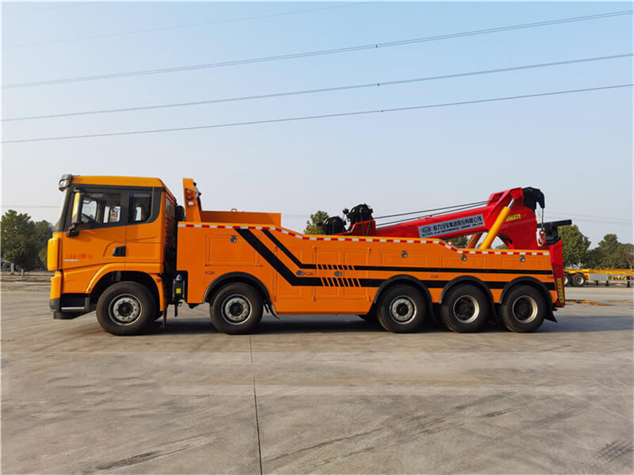 SHACMAN 10x4 5 Axles 40Tons 50Tons 60Tons Integrated Towing Truck