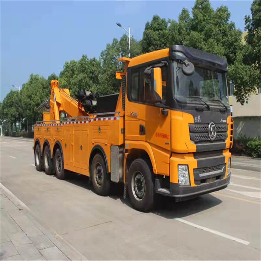 SHACMAN 10x4 5 Axles 40Tons 50Tons 60Tons Integrated Towing Truck