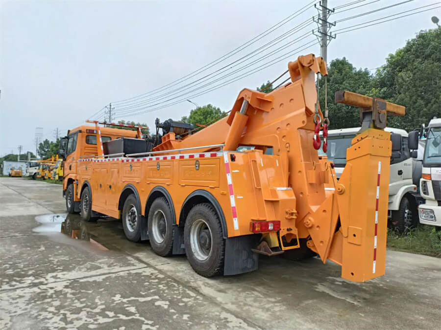 SHACMAN 10x4 5 Axles 40Tons 50Tons 60Tons Integrated Towing Truck