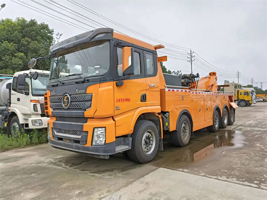 SHACMAN 10x4 5 Axles 40Tons 50Tons 60Tons Integrated Towing Truck