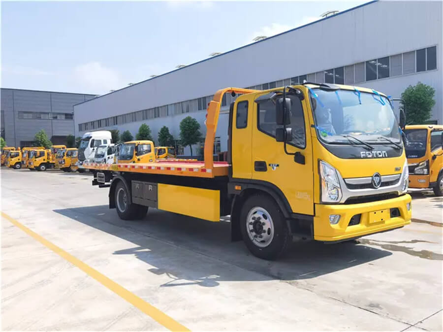 4ton Wheel Lift Foton Towing Wrecker Rollback Car Carrier Truck Flatbed Wrecker Truck