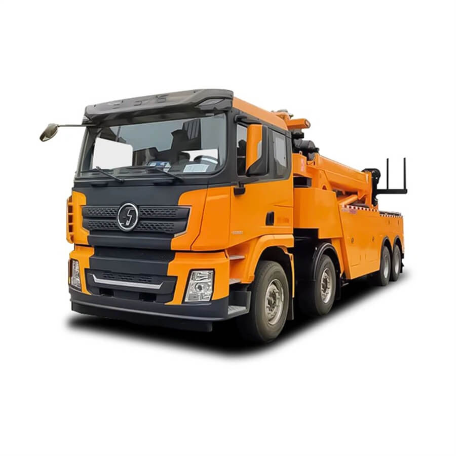 Shacman 8X4 20t 20ton 25t 25ton Wrecker Towing Truck with Rotary Crane