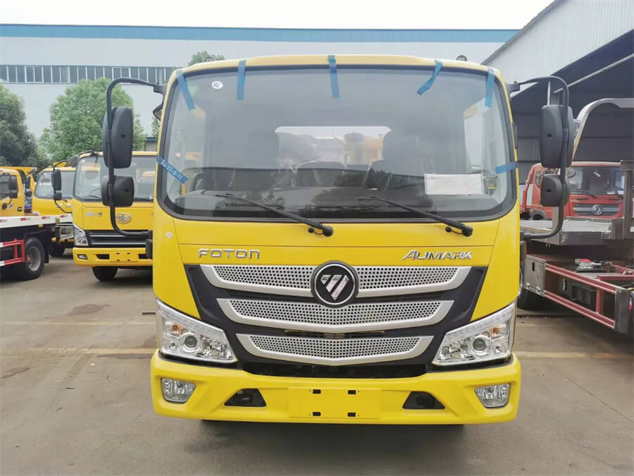 Foton Aumark 4t 5t Light Flatbed Platform Wrecker One-Towing-Two Road Car Rescue Towing Truck