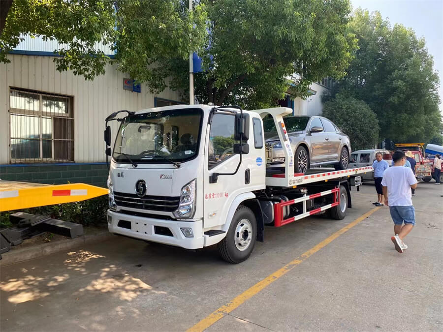 Mini 3ton Flatbed SHACMAN Tow Truck for Towing Service